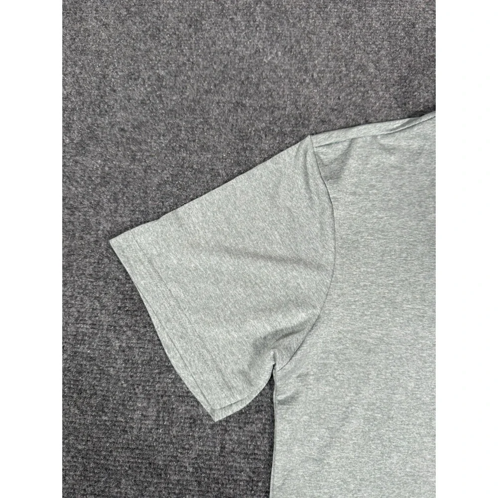 Nike Pro Training Shirt Mens Small Gray Gym Hiking Running‎ Stretch Swoosh EUC